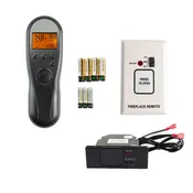 Acumen Timer/Thermostat Fireplace Remote Control with 9-Foot Wires