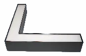 “Seamless” L-Shape Linear Office Light
