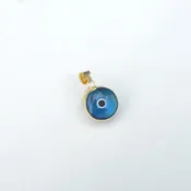 14KT Yellow Gold Evil Eye Pendant