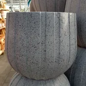 12" MODRIB SLEEK POT GRANITE