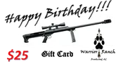 Warrior Ranch Gift Card