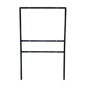 Double Stake Sign with Rider 18″x24″ (Rider 6″x24″)
