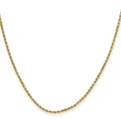 10K Yellow Gold 22″ Rope Chain (434-00031)