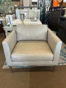 American Leather Chair & 1/2