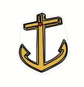 Anchor Design Silly Patch