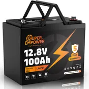 12V 100Ah LiFePO4 Lithium Battery, for Solar Use