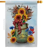 Autumn Milkcan House Flag