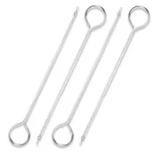 1/2" Heavy Duty Smooth Handicap Drapery Baton with Metal Snap - 4 PC