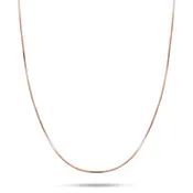 0.45mm Box Chain in 10k Rose Gold