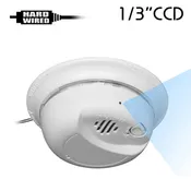 CCD-404W : 700TVL 1/3" CCD Spy Hidden Side-View Fake Smoke Detector Camera with 940nM Pinhole Lens