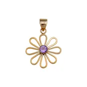 Alchemia Amethyst Flower Pendant