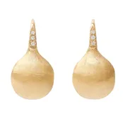 Africa Medium Drop Earrings with Diamonds