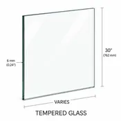 1361 46 x 30 Glass Panel