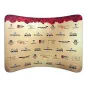 10ft Snap Frame Curved Single Sided Graphic Package