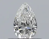 0.29CT PEAR VVS1 F WH
