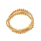 3 Piece Gold Bead Stretch