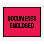 10 x 12" Red "Documents Enclosed" Envelopes (Case of 500)