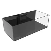 76 Gallon Shallow Internal Overflow Rimless Aquarium