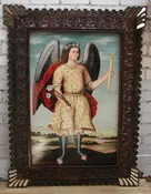 Archangel Ariel · Lion of God · Cuzco School Painting