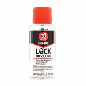 3-IN-ONE® 120077 Lock Dry Lube, Oily Solvent, Clear, -50 to 500 deg F