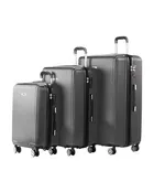 Diya Ridge ABS 3 Piece 4 Wheel Luggage Set – 20", 26", 30" (84003)