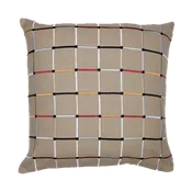 Box Embroidered Throw Pillows