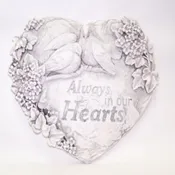 ALWAYS IN OUR HEARTS WITH  EASEL