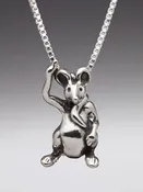 Alice - Dormouse Charm - Sterling Silver