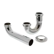 1 1/2″ Chrome Plated P-Trap 17 GA