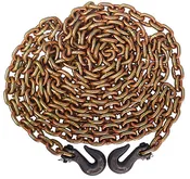 3/8" Chain, Grade 70, with Clevis Grab Hooks - WLL 6,600lbs - USA