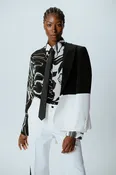 The Abstract Chiffon Blouse — 831MINHLE | Private-Client Luxury Fashion House