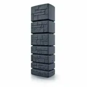 2026 Depósito de Agua de Lluvia Tower Stone – Citerna 350-500 L con Diseño Decorativo de Piedra
