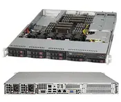 1U Dual CPU Intel Xeon, 8x 2.5”, 16 DIMM