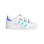 Adidas Superstar CF Infants – Footwear White/Footwear White/Metallic Silver