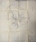 1963 Lake Mitchell Power Company Map