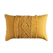Amber Macrame Cushion Cover