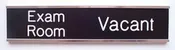 12" Sliding Sign Set - Block Font