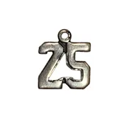 25th Anniversary Charms for Invitations