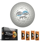 PPS Logo Titleist Pro V1 Golf Balls – Sleeve of 3