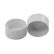 1-1/4" Round Chair Leg Protector | White | Item 30-615