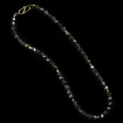 Black Raw Garnet Necklace — Judith Kinghorn Design