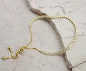 Adjustable Rhinestone Bracelet
