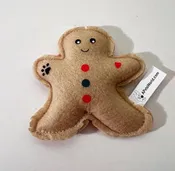 Cat Toy-Gingerbread Man with Catnip