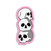 Skull Stack | 3-inch Waterproof Sticker