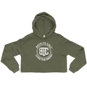 Back To Cali Livin the dream Circle Crop Hoodie