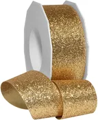 05-0161 RIBBON 2.25″ X 5 YDS METALLIC DUPION CLEAR CRYSTAL(11319)