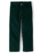 Boys Corduroy Straight Pants - Blue