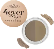 4ever Magic Cosmetics Double Shade Eyebrow Gel + Brush 0.14 oz - Mystical Taupe