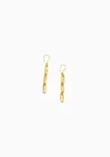 18kt Gold Vermeil PSTM Afghanistan Lajward Marmarin Earrings