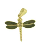 10k NA Dragonfly Pendant